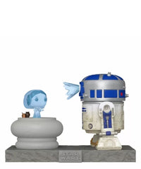 R2-D2 and Princess Leia Hologram