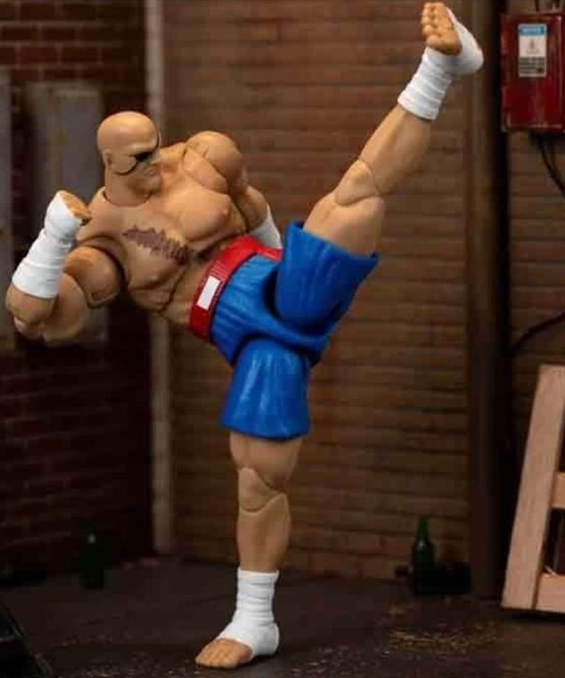 Street Fighter II: Sagat - Action Figure Deluxe in Scala 1:12