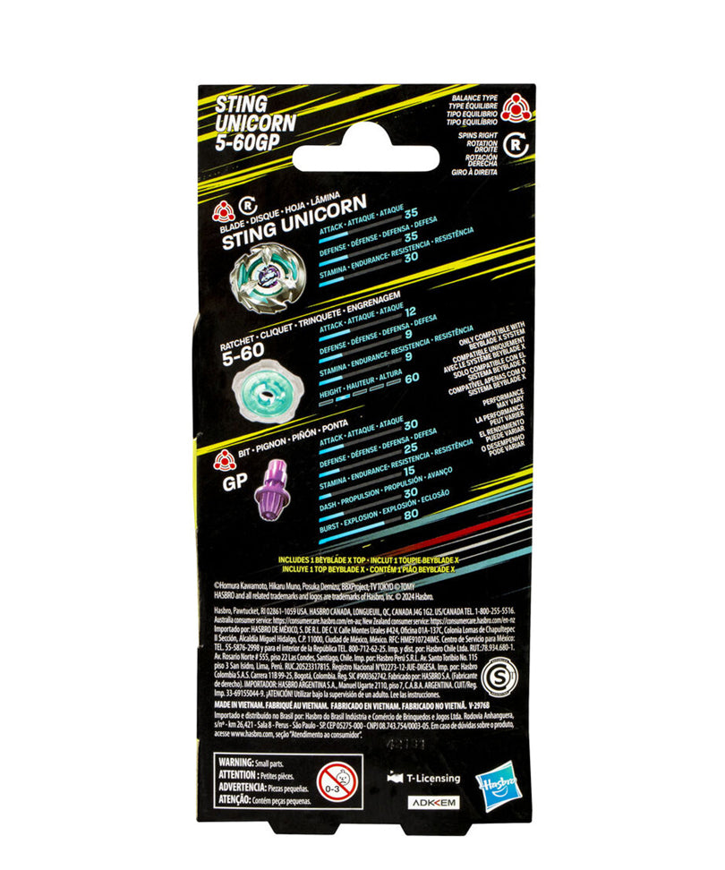 Beyblade X - Booster: Sting Unicorn 5-60GP