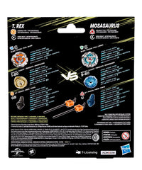 Beyblade X - Jurassic World Dual Pack: T-Rex & Mosasaurus