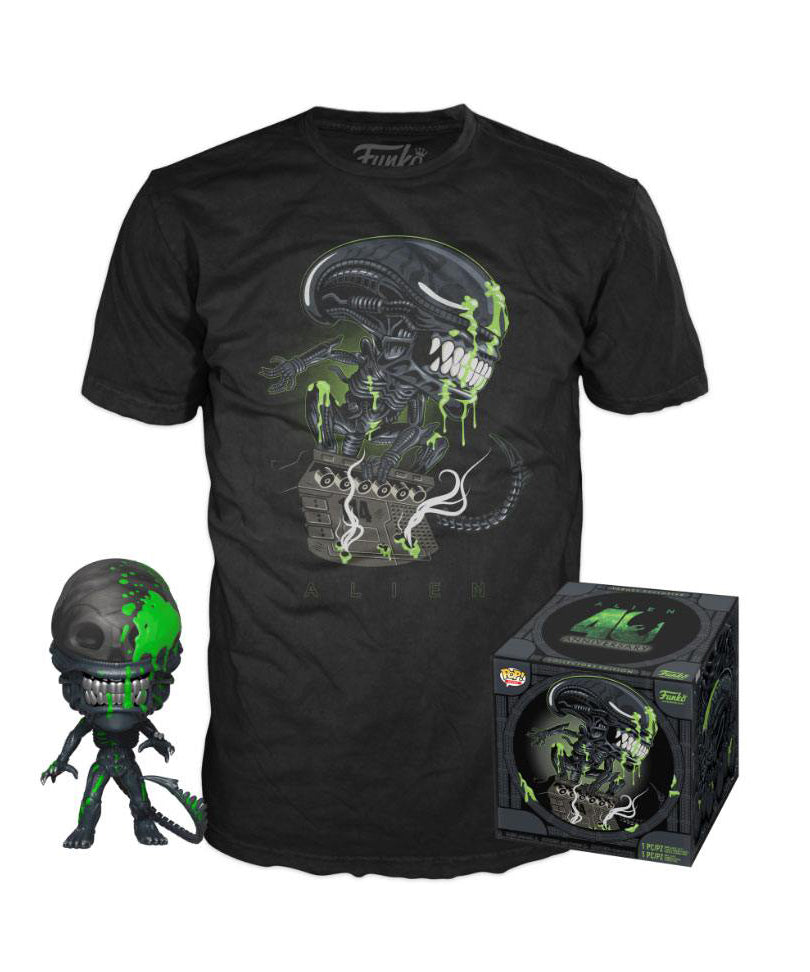 Alien POP! & Tee Box 40th Xenomorph heo Exclusive - XL
