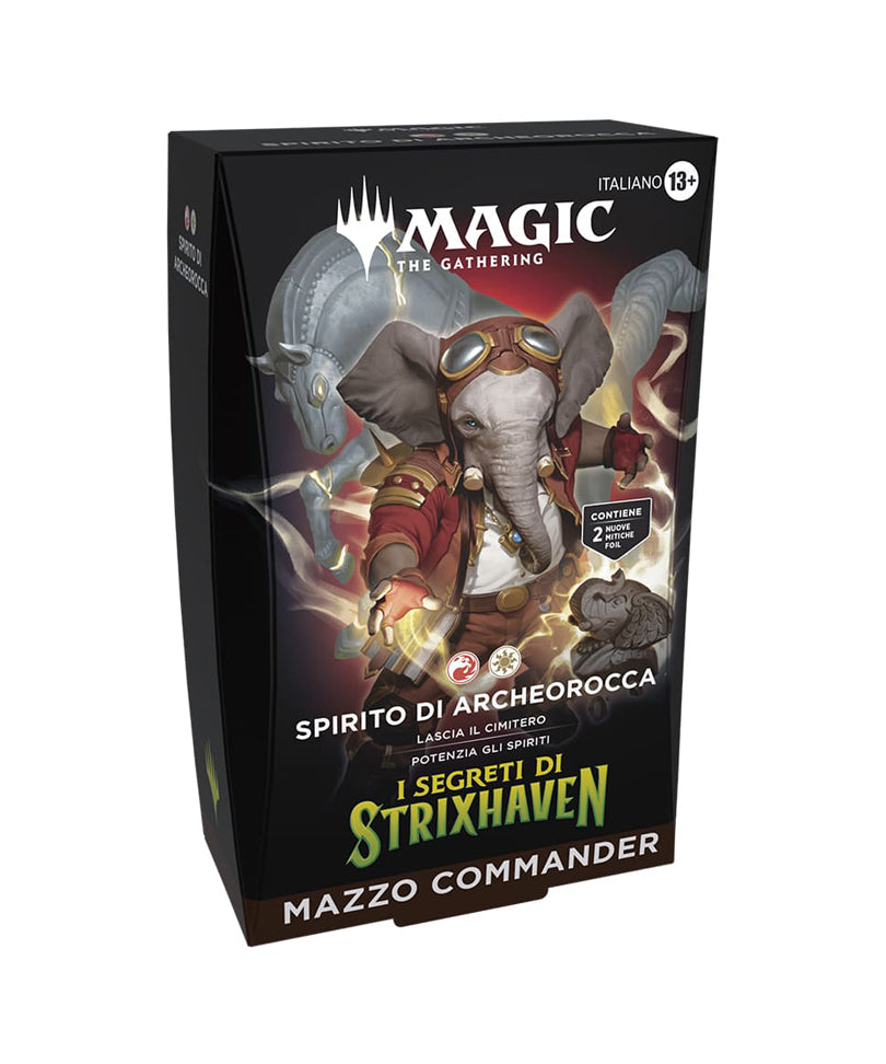  Magic: The Gathering - I Segreti di Strixhaven (Spirito di Archeorocca) Mazzo Commander ITA