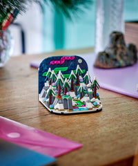 Diorama Aurora boreale