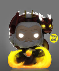 Avatar Roku with Dragon (Glows in the Dark)