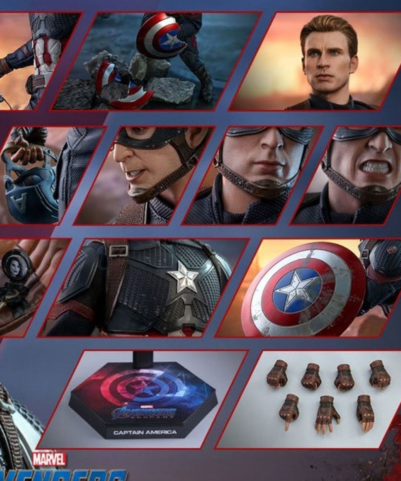 Hot Toys – Avengers: Endgame Movie Masterpiece – Captain America 1/6 Scale Figure 31 cm