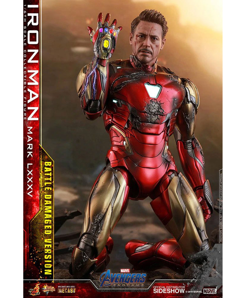 Avengers: Endgame Movie Masterpiece Action Figure 1/6 Iron Man Mark LXXXV Battle Damaged 32 cm