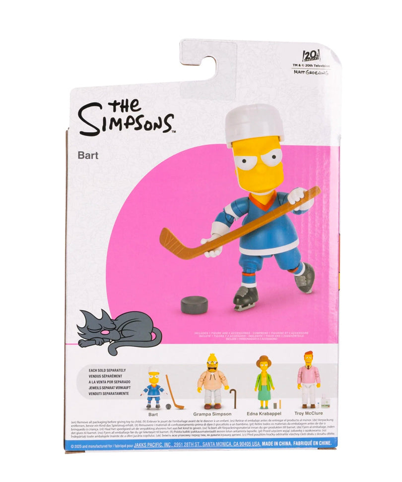Bart Simpson (Hockey Stick & Puck) - The Simpsons - Mini Figure Wave 5 - 13cm