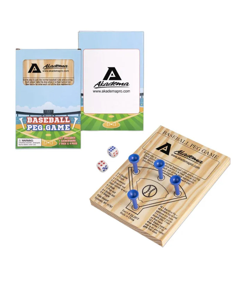 Baseball Wooden Travel Game