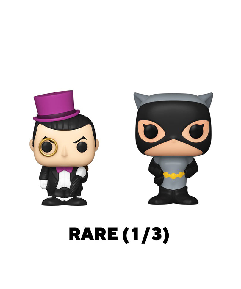 Batman (Classic 1966 TV) / The Riddler (Classic 1966 TV) /  Batgirl (Classic 1966 TV) / Mystery Bitty (4-Pack) 