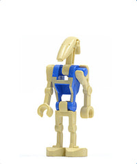 Battle Droid Pilot - Blue Torso with Tan Insignia, Angled Arm and Straight Arm