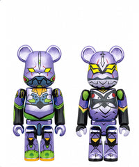 BEARBRICK - Evangelion 3.0+1.01 - Set Of 2 Figure 7cm