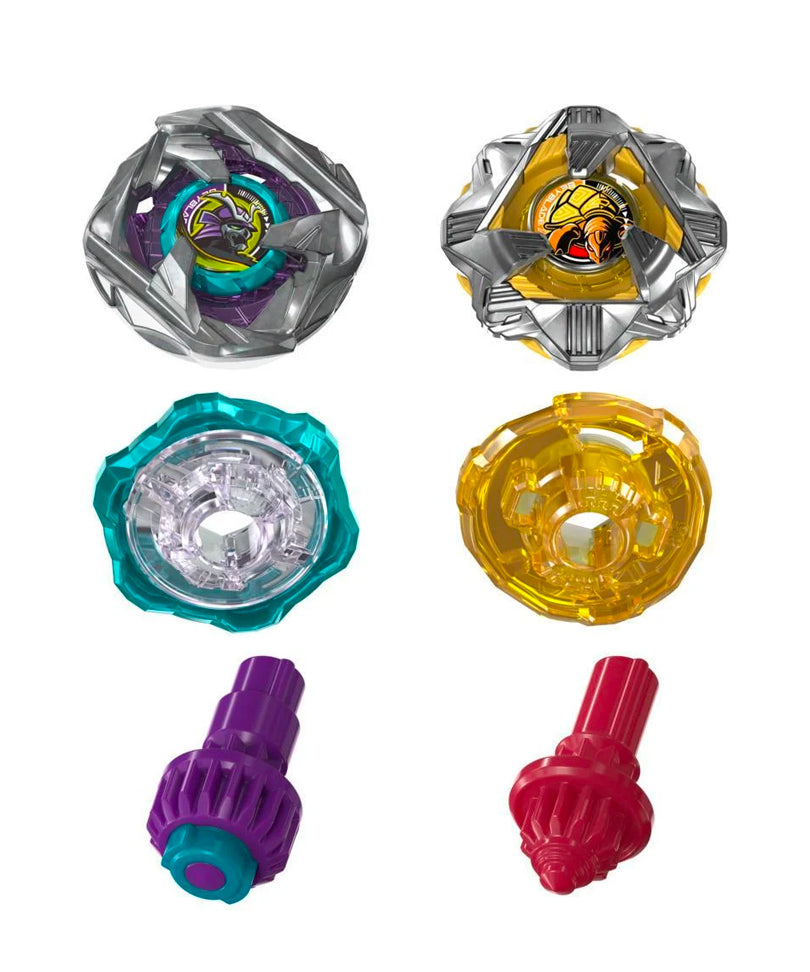 Beyblade X - Dual Pack: Calibur Samurai 6-70M & Obsidian Shell 3-85S