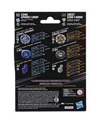 Beyblade X - Dual Pack: Cowl Sphinx 1-80GF & Crest Leon 7-60GN