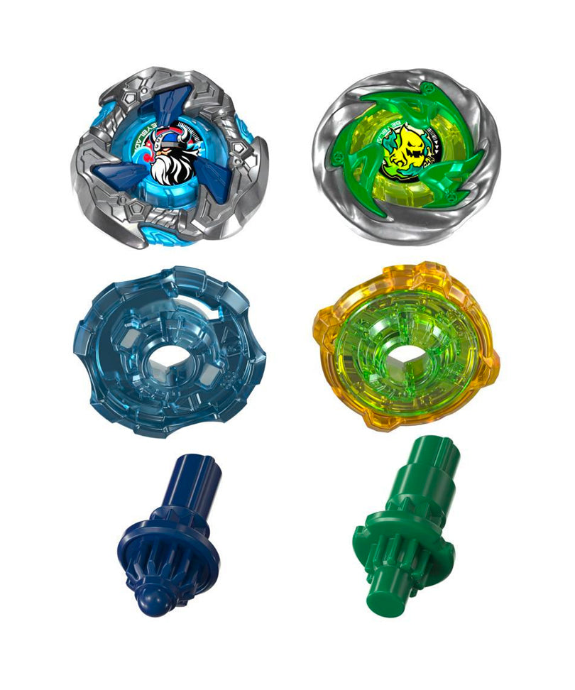 Beyblade X - Dual Pack: Hack Viking 4-55O & Circle Ghost 4-60LR