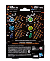 Beyblade X - Dual Pack: Hack Viking 4-55O & Circle Ghost 4-60LR