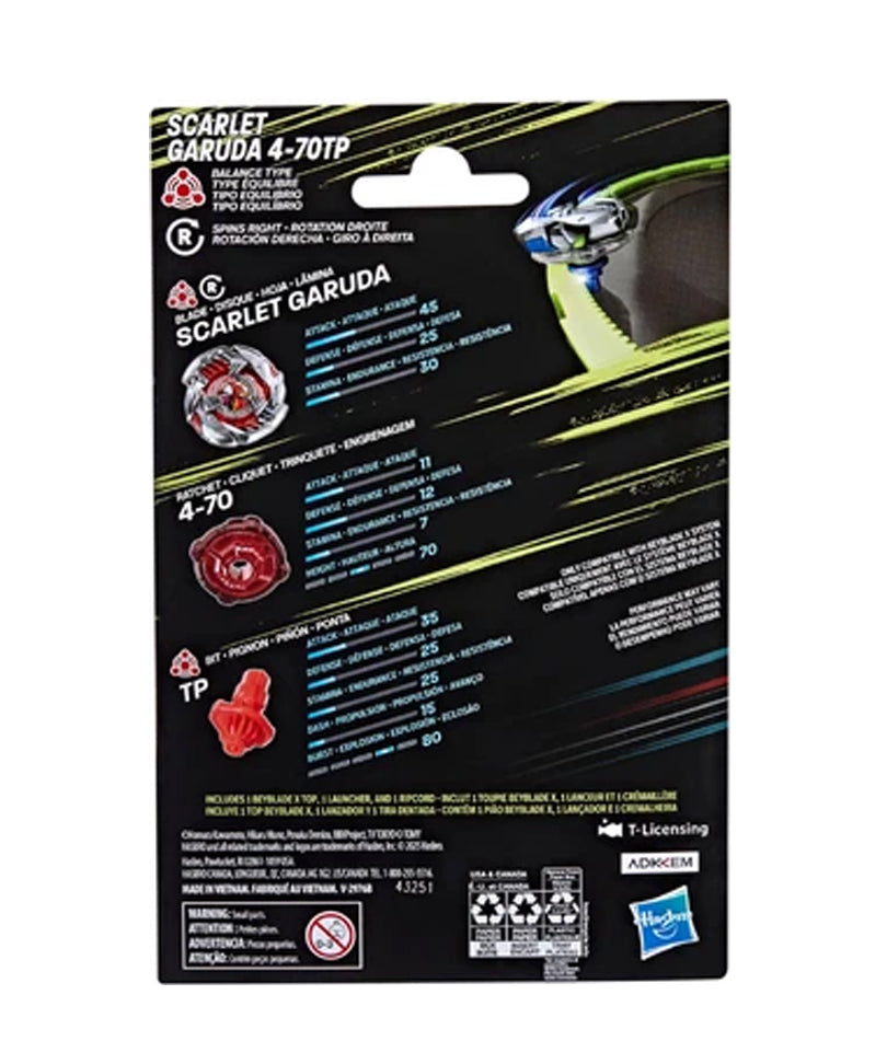 Beyblade X - Starter Pack: Scarlet Garuda 4-70TP