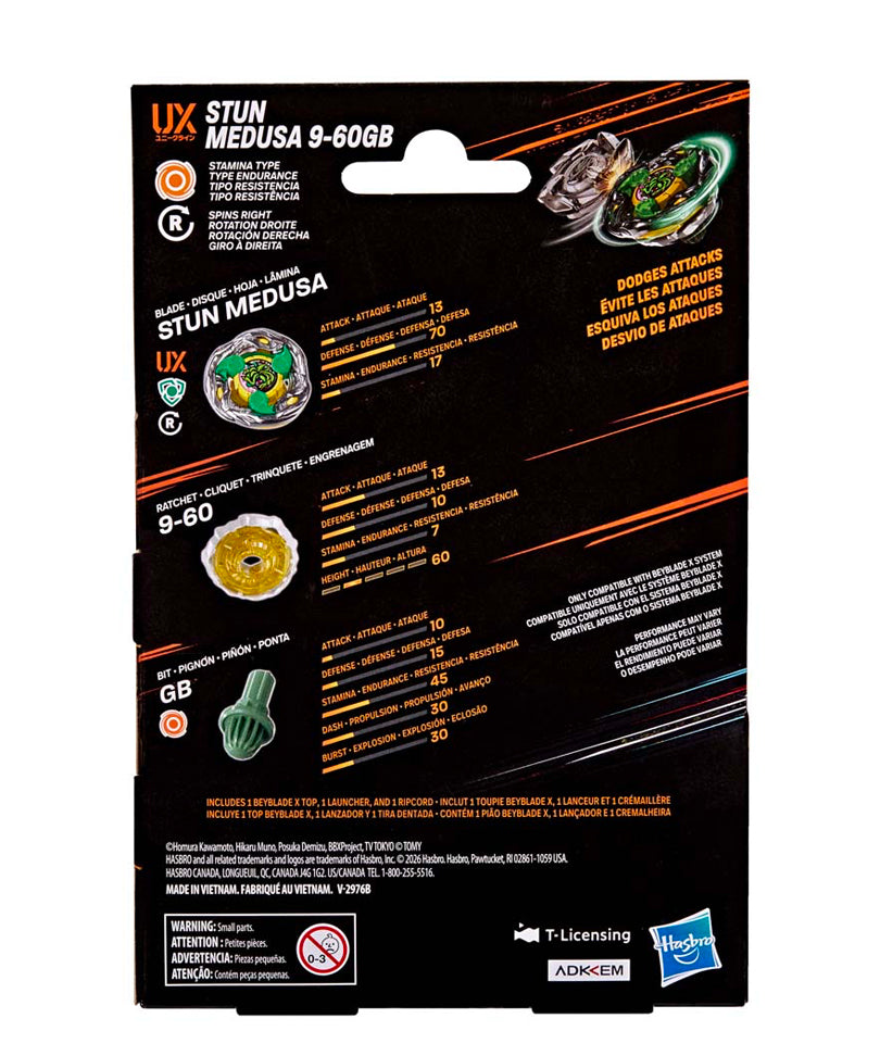 Beyblade X - Starter Pack: Stun Medusa 9-60GB
