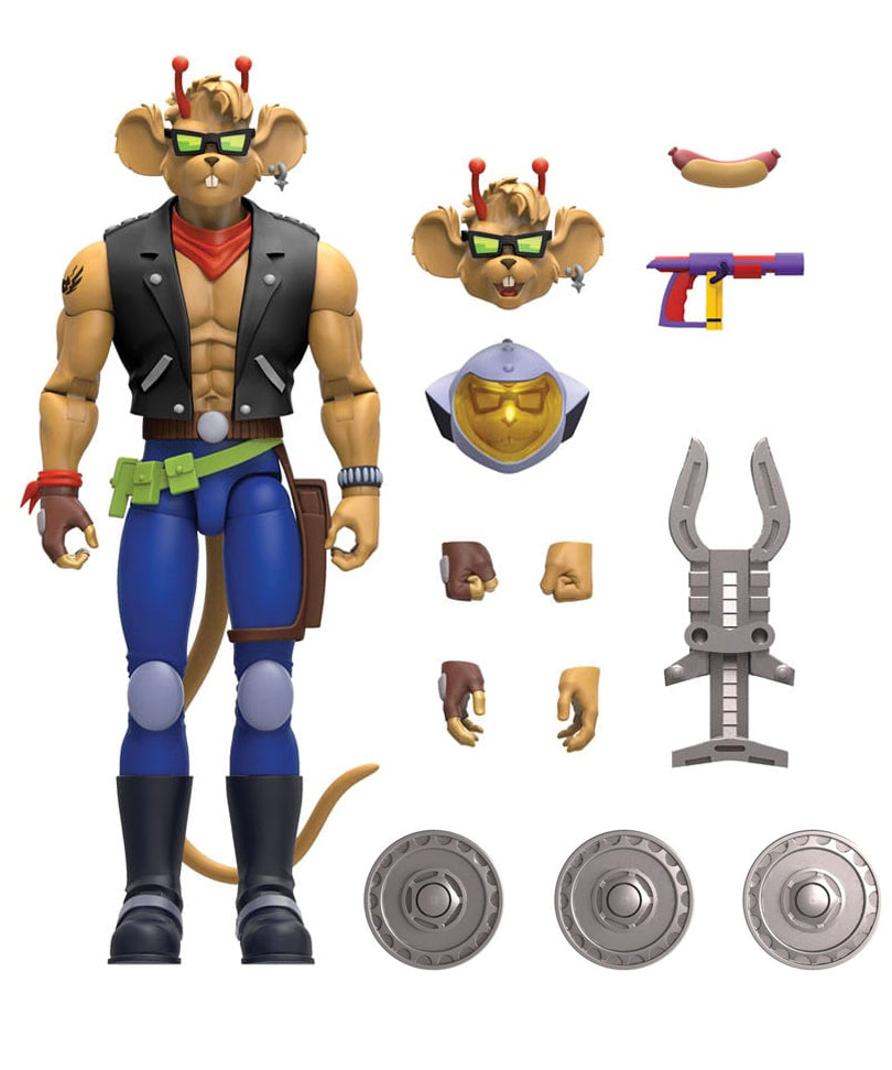 Biker Mice From Mars: Throttle - Action Figures 17 cm