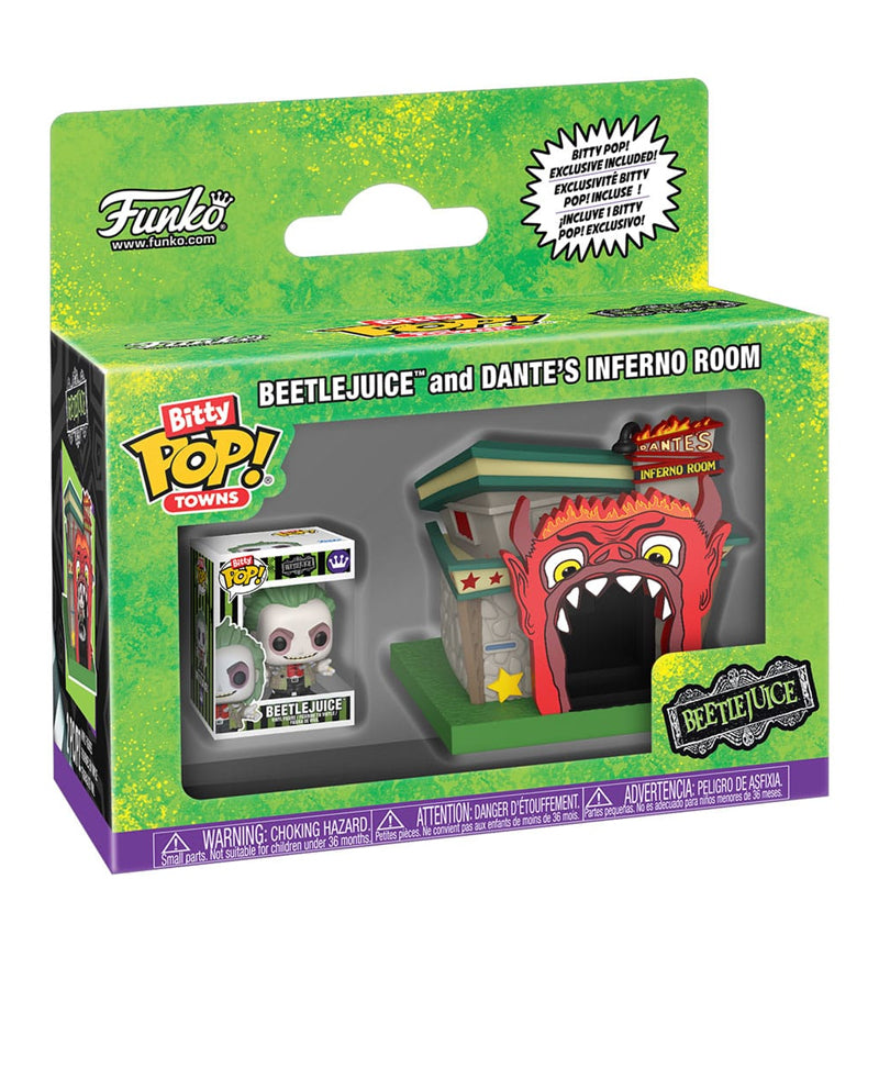 Bitty POP! Towns - Beetlejuice and Dante's Inferno Room