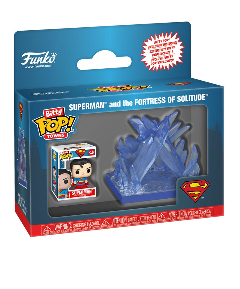 Bitty POP! Towns - Superman and the Fortress of Solitude