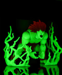Street Fighter Ultra II: Blanka Player 2 (Glow in the Dark) - Action Figure - Limited Edition