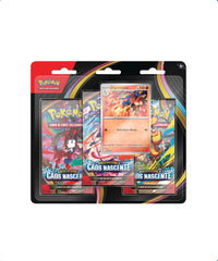 Pokemon Card Game: Megaevoluzione - Caos Nascente - Blister 3 Buste + 1 Card