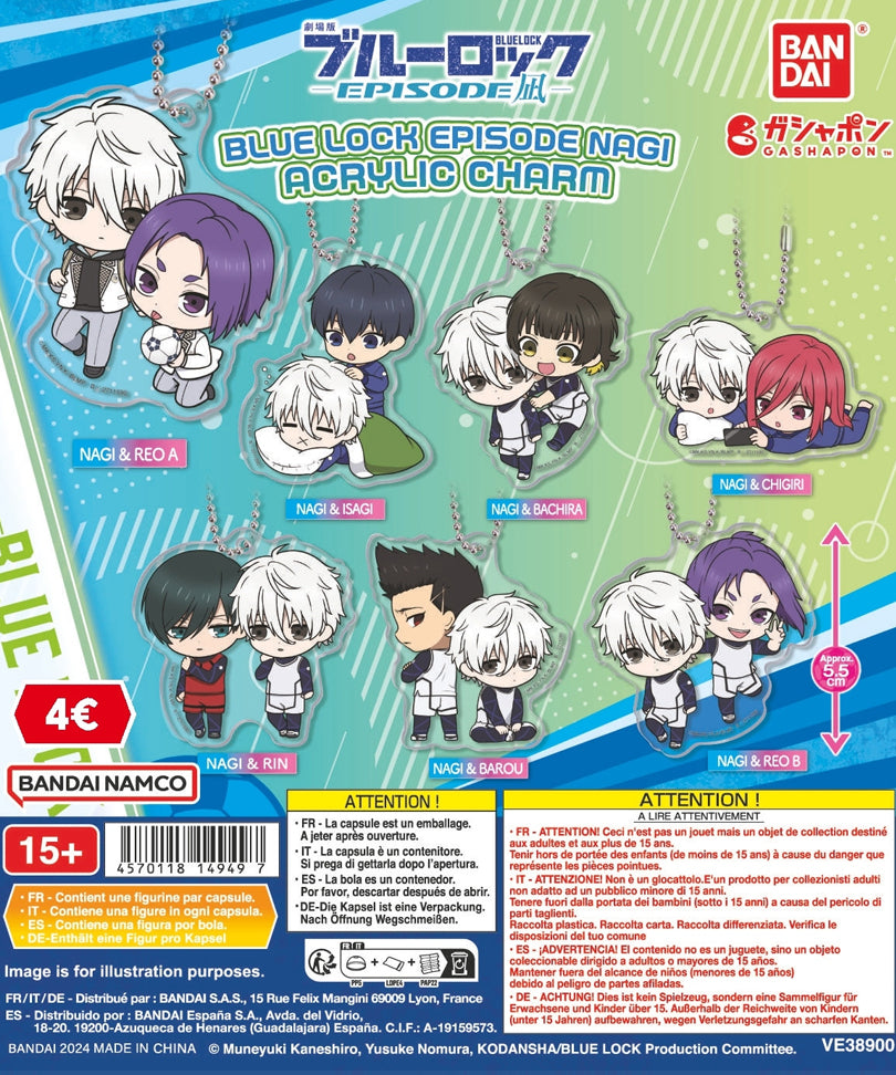 Blue Lock The Movie: Episode Nagi Gashapon Capsule - Acrylic Charm