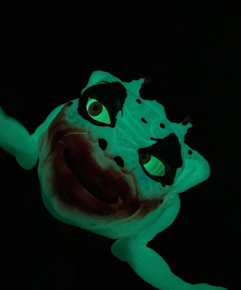Boglins Dark Lord Hand Puppet Crazy Clown (Glow In The Dark)