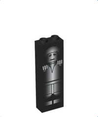 BRICK 1X2X5 'CARBONITE'