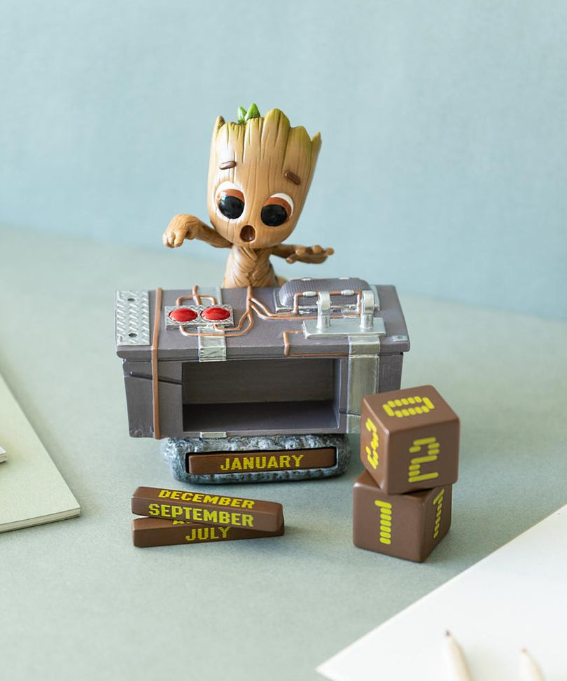 Calendario Perpetuo da Tavolo - Baby Groot: Death Button