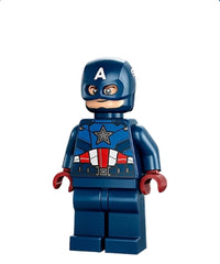 Captain America - Dark Blue Suit, Dark Red Hands, Helmet