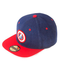 Cappello con visiera Marvel Captain America Shield Denim