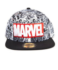 Cappello con visiera Marvel - Classic Red and White Logo