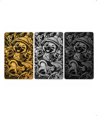 Carta TCG Personalizzata Metallica – Oro, Argento o Nero