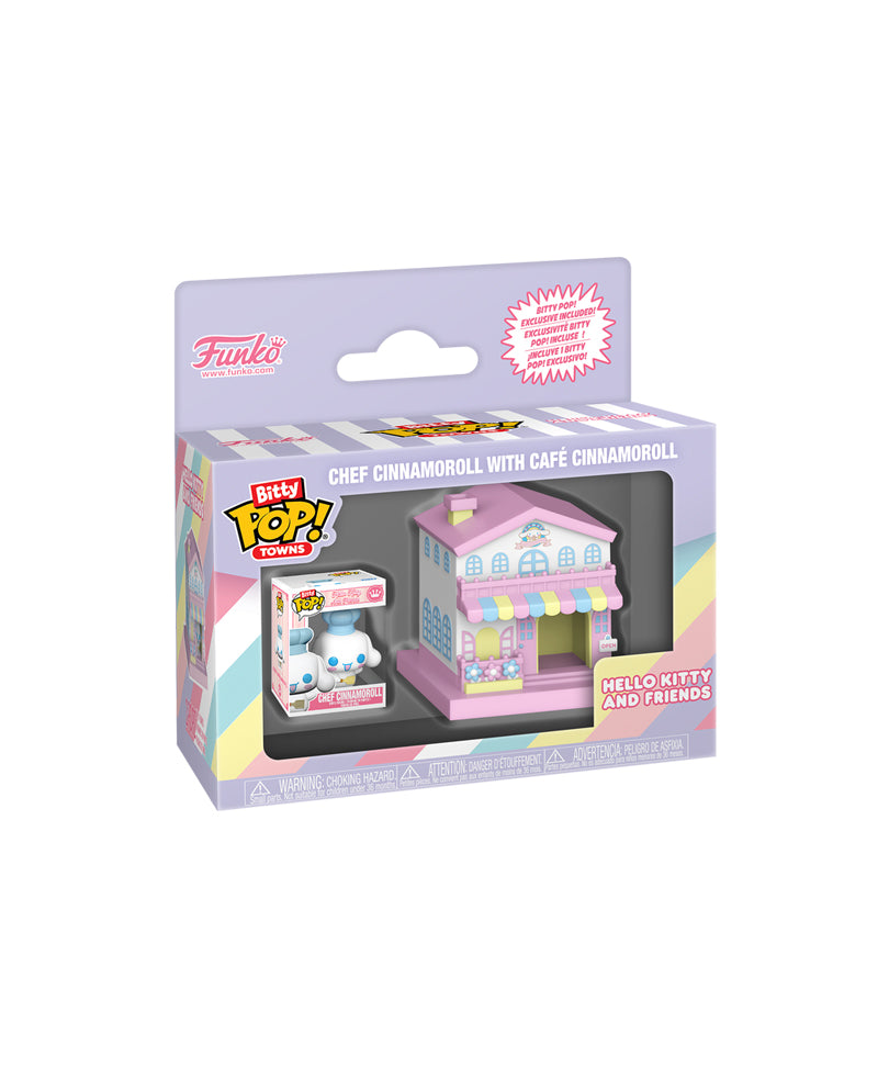 Chef Cinnamoroll with Café Cinnamoroll Bitty POP! Towns