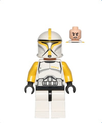 Clone Trooper Commander (Phase 1) - Yellow Arms, Scowl