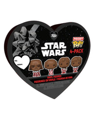 Darth Vader (Val Choc) / Leia (Val Choc) / Luke Skywalker (Val Choc) / Han Solo (Val Choc) 4-Pack Star Wars Valentine Mystery Minis
