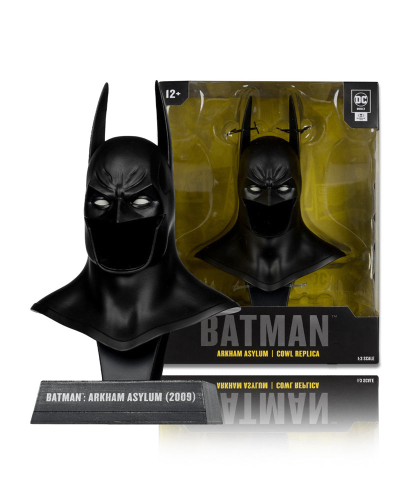 DC Direct Batman 1:3 Cowl Prop Replica Arkham Asylum