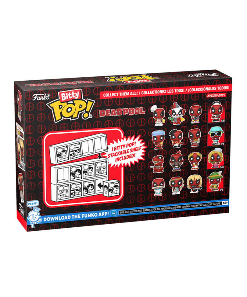 Deadpool (Bath Time) / Deadpool (Flamenco) / Deadpool (Supper Hero) / Mystery Bitty (4-Pack)