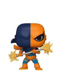 Deathstroke with Bo Staff Damaged Box