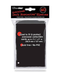 Deck Protector - Maxi Bustine Nero 7,5x14 cm (40)