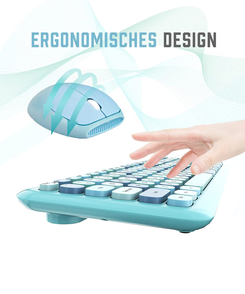 Dedeo - Tastiera e Mouse Wireless