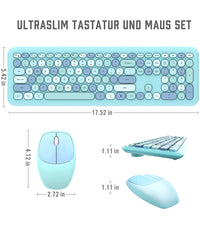 Dedeo - Tastiera e Mouse Wireless