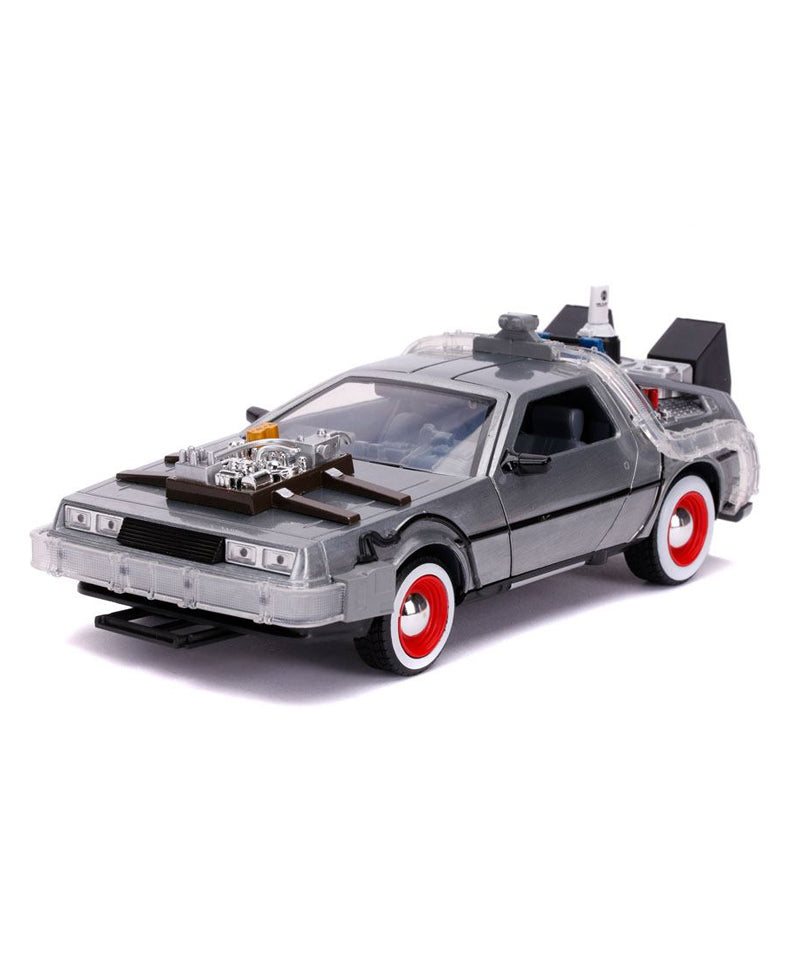 DeLorean Time Machine Back To The Future III Hollywood Rides Diecast Model 1/24