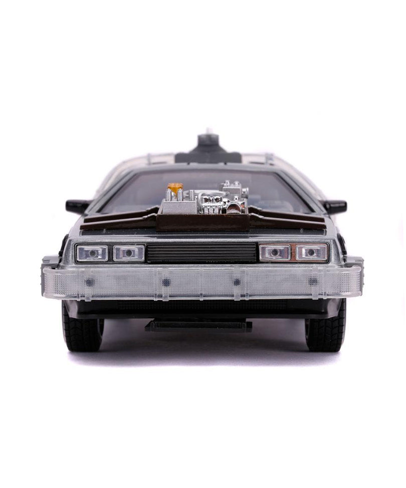 DeLorean Time Machine Back To The Future III Hollywood Rides Diecast Model 1/24