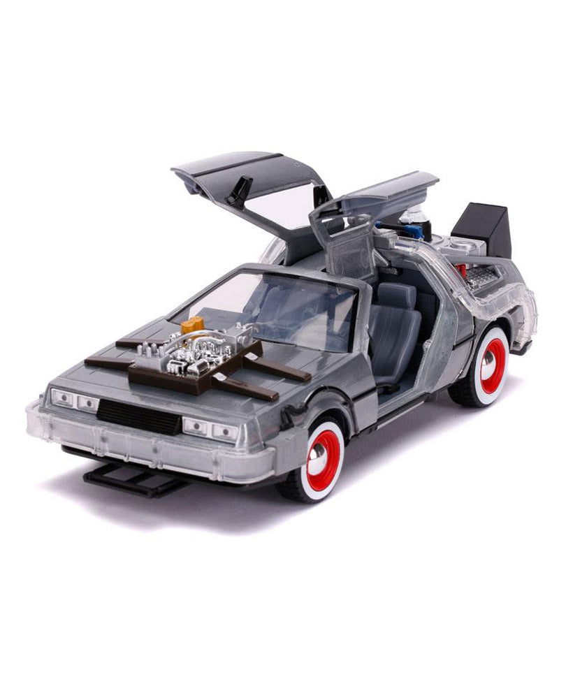 DeLorean Time Machine Back To The Future III Hollywood Rides Diecast Model 1/24