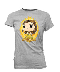 Disney - POP! & Tee T-Shirt Belle in Crest Taglia L