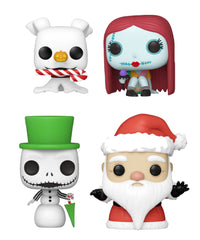 Disney Nightmare Before Christmas 4-Pack Pocket POP! Happy Holidays