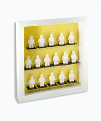 Display Organizer Small 25X25 per LEGO Minifigures Telaio Bianco