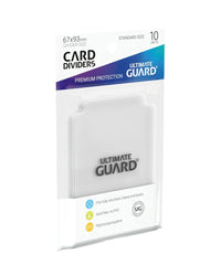 Divisori per carte Ultimate Guard Formato standard trasparenti (10)